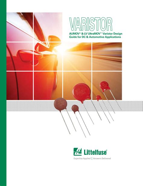 metal oxide varistor application|AUMOV & LV UltraMOV Varistor Design Guide for DC.